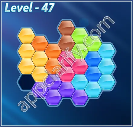 Block! Hexa Puzzle Regular D Level 47 Solution