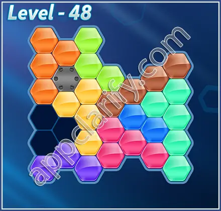 Block! Hexa Puzzle Regular D Level 48 Solution