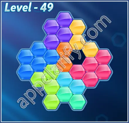 Block! Hexa Puzzle Regular D Level 49 Solution