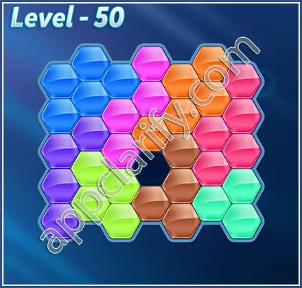Block! Hexa Puzzle Regular D Level 50 Solution