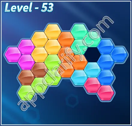 Block! Hexa Puzzle Regular D Level 53 Solution