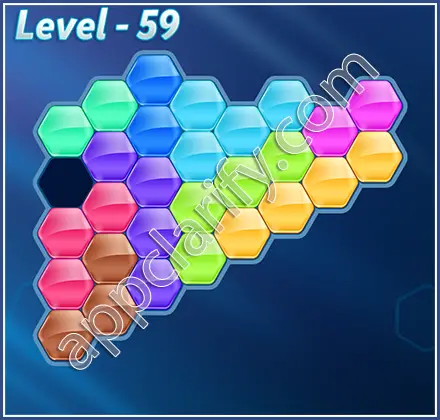 Block! Hexa Puzzle Regular D Level 59 Solution