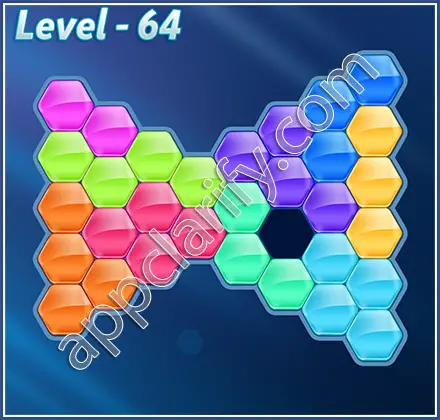Block! Hexa Puzzle Regular D Level 64 Solution