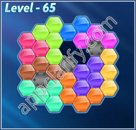 Block! Hexa Puzzle Regular D Level 65 Solution