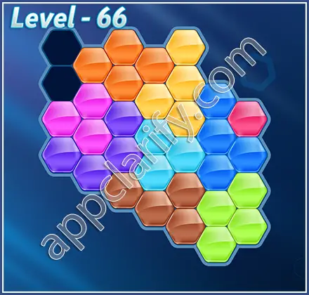 Block! Hexa Puzzle Regular D Level 66 Solution