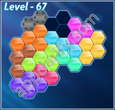 Block! Hexa Puzzle Regular D Level 67 Solution