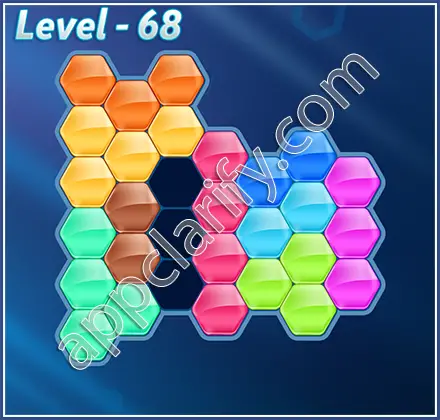 Block! Hexa Puzzle Regular D Level 68 Solution