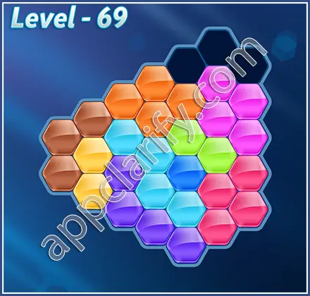 Block! Hexa Puzzle Regular D Level 69 Solution