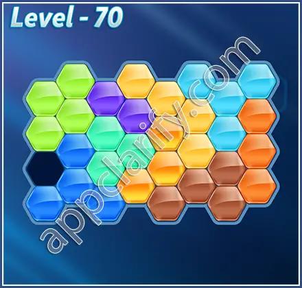 Block! Hexa Puzzle Regular D Level 70 Solution