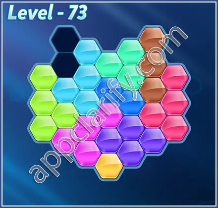 Block! Hexa Puzzle Regular D Level 73 Solution