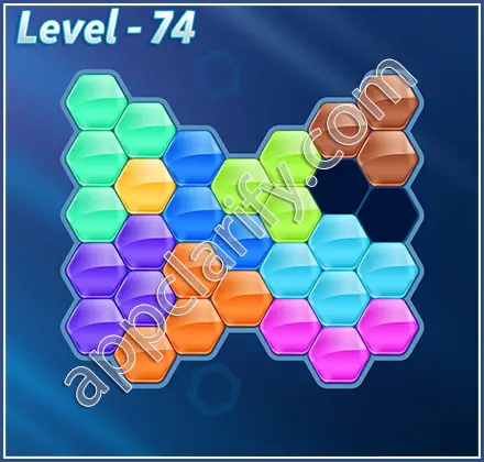 Block! Hexa Puzzle Regular D Level 74 Solution