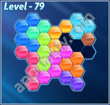 Block! Hexa Puzzle Regular D Level 79 Solution