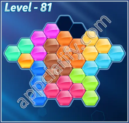 Block! Hexa Puzzle Regular D Level 81 Solution