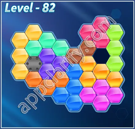 Block! Hexa Puzzle Regular D Level 82 Solution