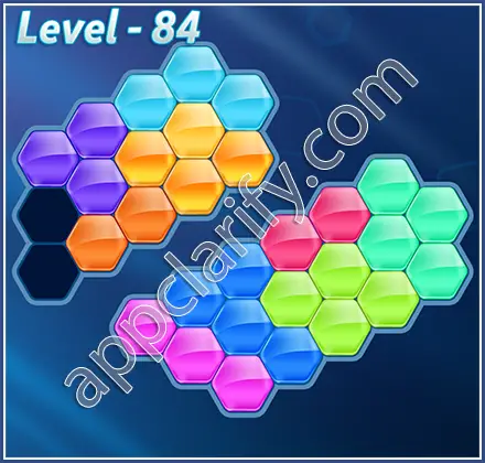 Block! Hexa Puzzle Regular D Level 84 Solution