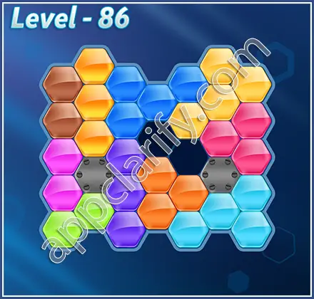 Block! Hexa Puzzle Regular D Level 86 Solution