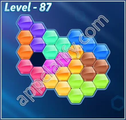 Block! Hexa Puzzle Regular D Level 87 Solution