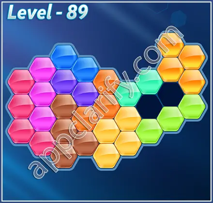 Block! Hexa Puzzle Regular D Level 89 Solution