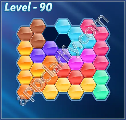 Block! Hexa Puzzle Regular D Level 90 Solution