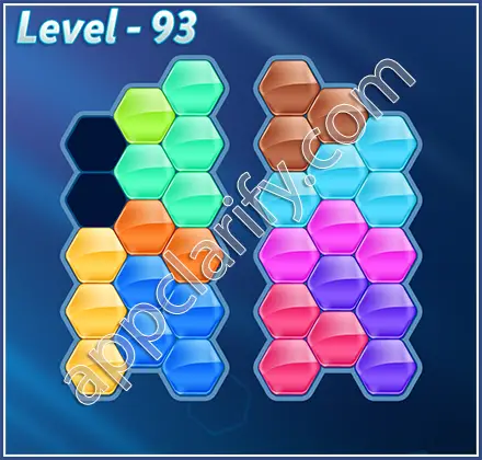 Block! Hexa Puzzle Regular D Level 93 Solution