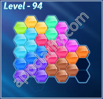 Block! Hexa Puzzle Regular D Level 94 Solution