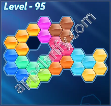 Block! Hexa Puzzle Regular D Level 95 Solution