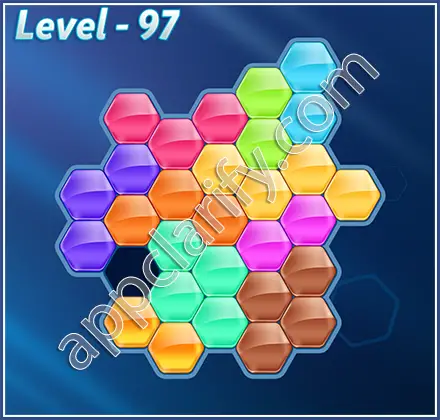 Block! Hexa Puzzle Regular D Level 97 Solution