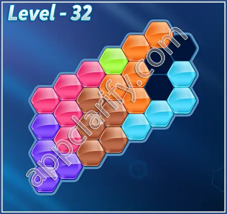 Block! Hexa Puzzle Specialist Level 32 Solution