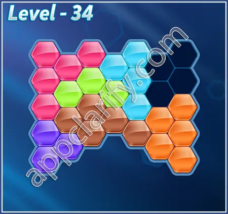 Block! Hexa Puzzle Specialist Level 34 Solution