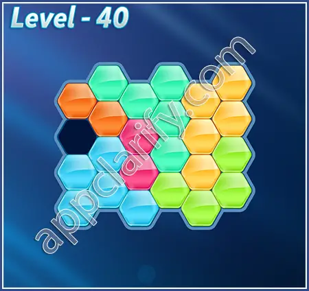 Block! Hexa Puzzle Specialist Level 40 Solution