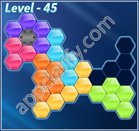 Block! Hexa Puzzle Specialist Level 45 Solution