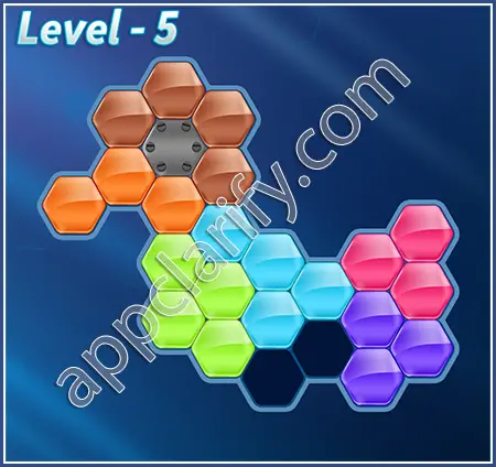 Block! Hexa Puzzle Specialist Level 5 Solution