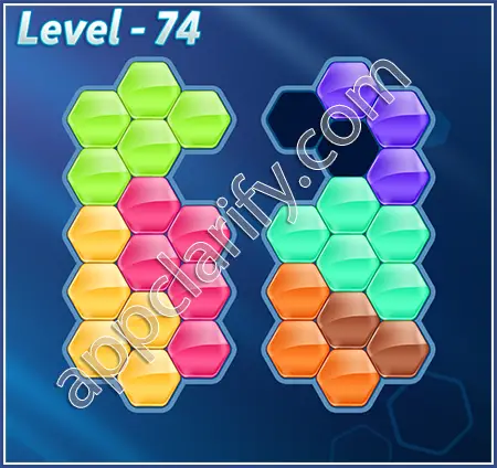 Block! Hexa Puzzle Specialist Level 74 Solution
