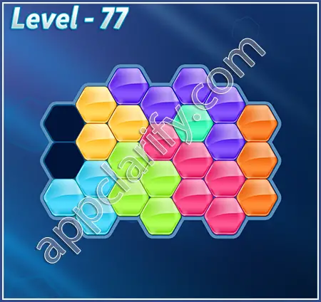Block! Hexa Puzzle Specialist Level 77 Solution
