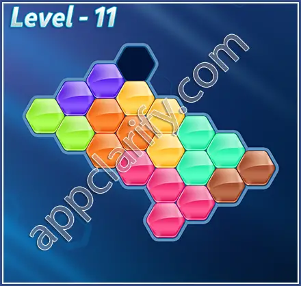 Block! Hexa Puzzle Super Level 11 Solution