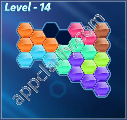 Block! Hexa Puzzle Super Level 14 Solution