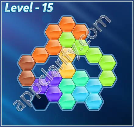 Block! Hexa Puzzle Super Level 15 Solution