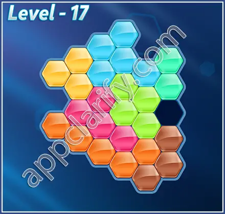 Block! Hexa Puzzle Super Level 17 Solution