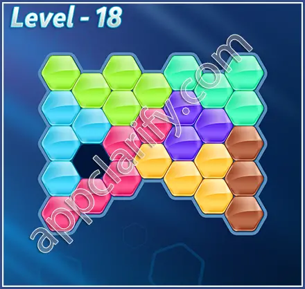 Block! Hexa Puzzle Super Level 18 Solution