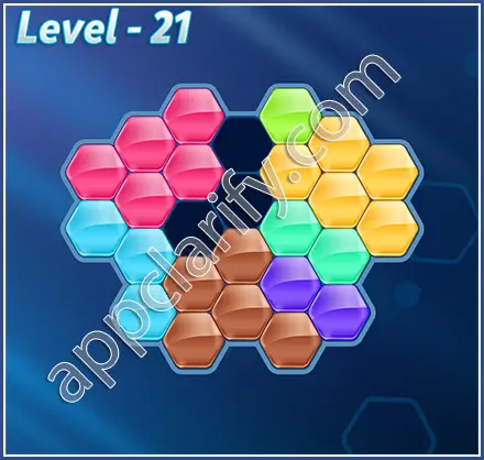 Block! Hexa Puzzle Super Level 21 Solution