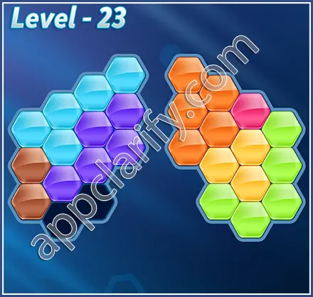 Block! Hexa Puzzle Super Level 23 Solution