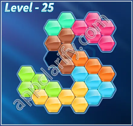 Block! Hexa Puzzle Super Level 25 Solution