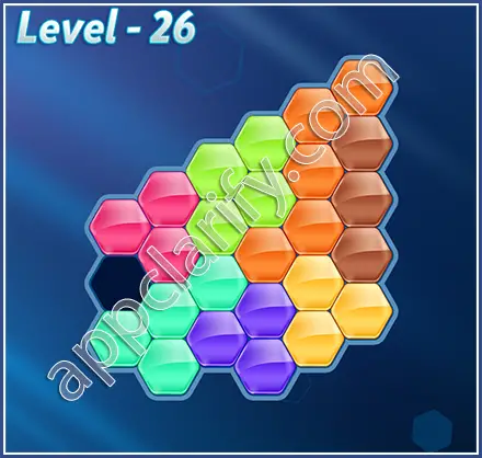 Block! Hexa Puzzle Super Level 26 Solution