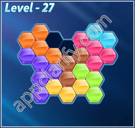 Block! Hexa Puzzle Super Level 27 Solution