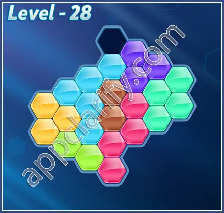 Block! Hexa Puzzle Super Level 28 Solution