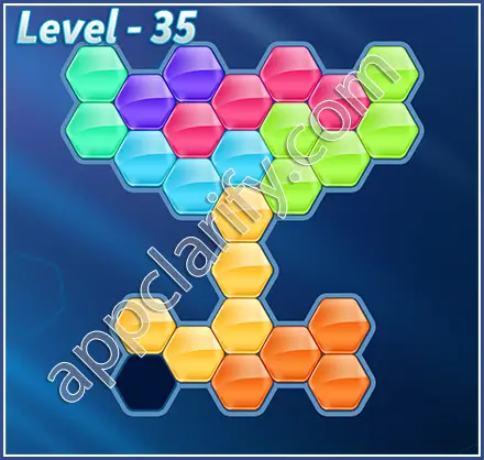 Block! Hexa Puzzle Super Level 35 Solution