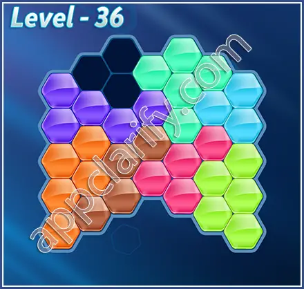 Block! Hexa Puzzle Super Level 36 Solution