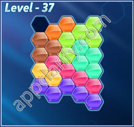 Block! Hexa Puzzle Super Level 37 Solution