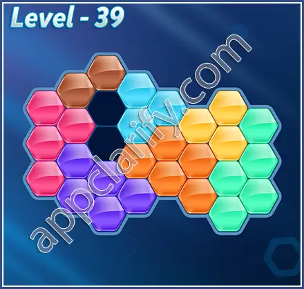 Block! Hexa Puzzle Super Level 39 Solution