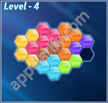 Block! Hexa Puzzle Super Level 4 Solution